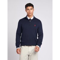U.S. ASSN. Funnel Neck 1 4 Zip Jumper Dark