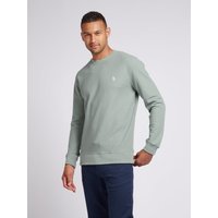 U.S. ASSN. Texture Crew Neck Sweatshirt Pale