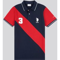 U.S. ASSN. Sash Pique Shirt Dark