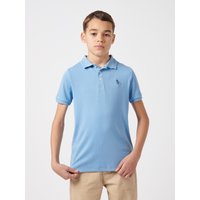 U.S. ASSN. Double Horsemen Rib Shirt Blue