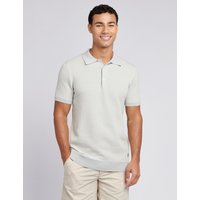 U.S. ASSN. Vertical Texture Stripe Knit Shirt