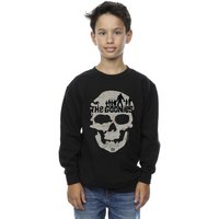 The Goonies Boy's Map Skull Sweatshirt in Black | Size: 9 Years