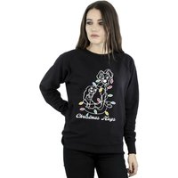 Disney Women's Lady & The Tramp Christmas Hugs Sweatshirt in Black | Size: Large