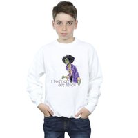 Disney Boy's Hocus Pocus Don´t Get Out Much Sweatshirt in White | Size: 7-8 Years