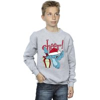 Disney Boy's Lilo & Stitch Cheer Sweatshirt in Grey | Size: 9 Years