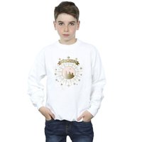 Harry Potter Boy's Hogwarts Yule Ball Sweatshirt in White | Size: 12-13 Years