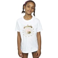 Harry Potter Girl's Hogwarts Yule Ball Cotton T-Shirt in White | Size: 7-8 Years