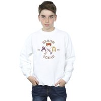 Disney Boy's Hocus Pocus Broom Squad 93 Sweatshirt in White | Size: 9 Years