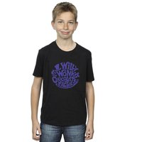 Boy's Typed Logo T-Shirt in | Size: 12-13 Years