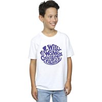 Warner Bros Boy's Typed Logo T-Shirt in White | Size: 9 Years