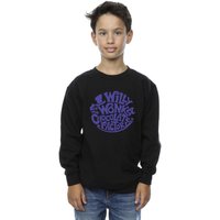 Boy's Typed Logo Sweatshirt in | Size: 7-8 Years