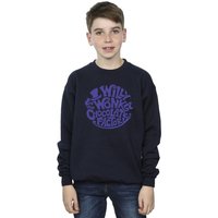 Warner Bros Boy's Typed Logo Sweatshirt in Navy | Size: 5-6 Years