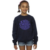 Warner Bros Girl's Typed Logo Sweatshirt in Navy | Size: 3-4 Years