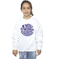 Warner Bros Girl's Typed Logo Sweatshirt in White | Size: 12-13 Years