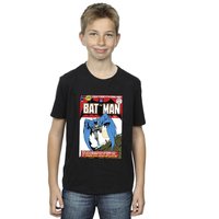 Boy's Running Batman Cover T-Shirt in | Size: 5-6 Years