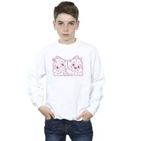 Disney Boy's Chip ´n´ Dale Nuts About You Sweatshirt in White | Size: 7-8 Years