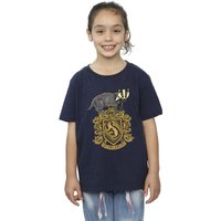 Hufflepuff Sketch Crest Cotton T Shirt