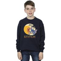Disney Boy's Lilo & Stitch Summer Waves Sweatshirt in Navy | Size: 3-4 Years