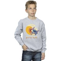 Disney Boy's Lilo & Stitch Summer Waves Sweatshirt in Grey | Size: 3-4 Years