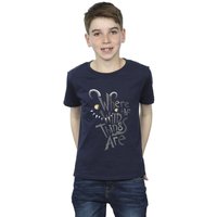 Where The Wild Things Are Boy's Printed Navy T-Shirt | Size: 3-4 Years