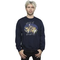 Where The Wild Things Are Men's Group Pose Sweatshirt in Navy | Size: 2XL