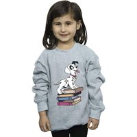 Disney Girl's 101 Dalmatians Books Sweatshirt in Grey | Size: 7-8 Years