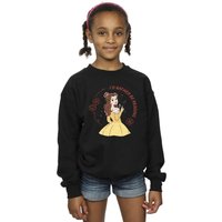 Girl's Beauty & The Beast Iยดd Rather Be Reading Sweatshirt in | Size: 9 Years