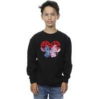 Boy's Lilo & Stitch Hearts Sweatshirt in | Size: 7-8 Years