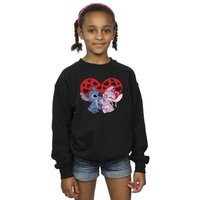 Girl's Lilo & Stitch Hearts Sweatshirt in | Size: 7-8 Years