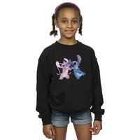 Girl's Lilo & Stitch Kisses Sweatshirt in | Size: 7-8 Years
