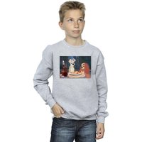 Disney Boy's Lady & The Tramp Spaghetti Photo Sweatshirt in Grey | Size: 5-6 Years