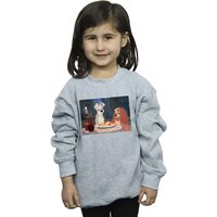 Disney Girl's Lady & The Tramp Spaghetti Photo Sweatshirt in Grey | Size: 12-13 Years