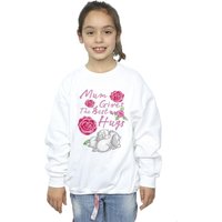 Disney Girl's Lady & The Tramp Mum Hugs Sweatshirt in White | Size: 5-6 Years