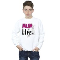 Disney Boy's 101 Dalmatians Mum For Life Sweatshirt in White | Size: 9 Years