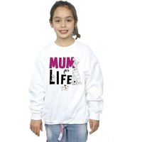 Disney Girl's 101 Dalmatians Mum For Life Sweatshirt in White | Size: 7-8 Years
