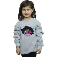 Disney Girl's Encanto Mirabel Kiss Sweatshirt in Grey | Size: 12-13 Years