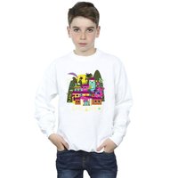 Disney Boy's Encanto Many Houses Sweatshirt in White | Size: 7-8 Years