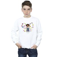 Disney Boy's Encanto Mirabel Butterfly Sweatshirt in White | Size: 12-13 Years