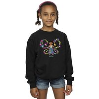 Disney Girl's Encanto Mirabel Butterfly Sweatshirt in Black | Size: 3-4 Years
