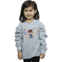 Disney Girl's Encanto Mirabel Butterfly Sweatshirt in Grey | Size: 3-4 Years