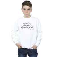 Disney Boy's Encanto We Dont Talk About Bruno No No Sweatshirt in White | Size: 3-4 Years