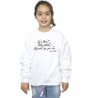 Disney Girl's Encanto We Dont Talk About Bruno No No Sweatshirt in White | Size: 12-13 Years