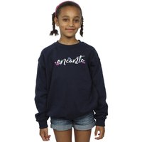 Disney Girl's Encanto Logo Sweatshirt in Navy | Size: 5-6 Years