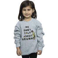 Disney Girl's Encanto We Dont Talk About Bruno Boy Sweatshirt in Grey | Size: 12-13 Years