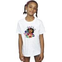 Disney Girl's Encanto Born To Be Me Cotton T-Shirt in White | Size: 5-6 Years