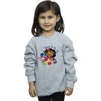 Disney Girl's Encanto Born To Be Me Sweatshirt in Grey | Size: 9 Years