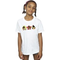 Disney Girl's Encanto Family Line Cotton T-Shirt in White | Size: 3-4 Years