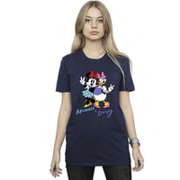 Minnie Mouse & Daisy Cotton Boyfriend T Shirt