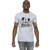 Disney Men's Minnie Mouse Mood T-Shirt in Grey | Size: 2XL