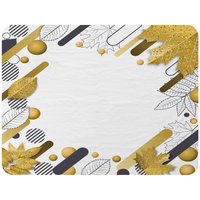 Benjamin Tate Design Geometric Pattern Blanket in Natural | Size: 120 cm x 150 cm